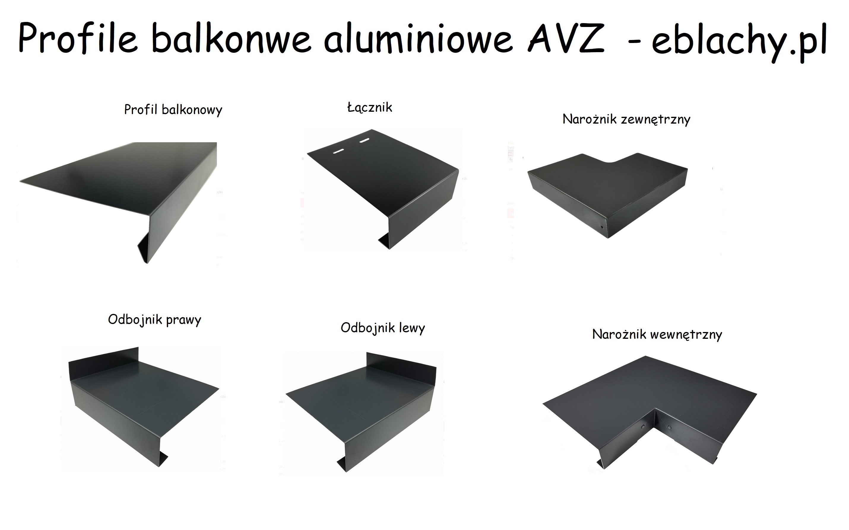Profile balkonowe aluminiowe – przykład